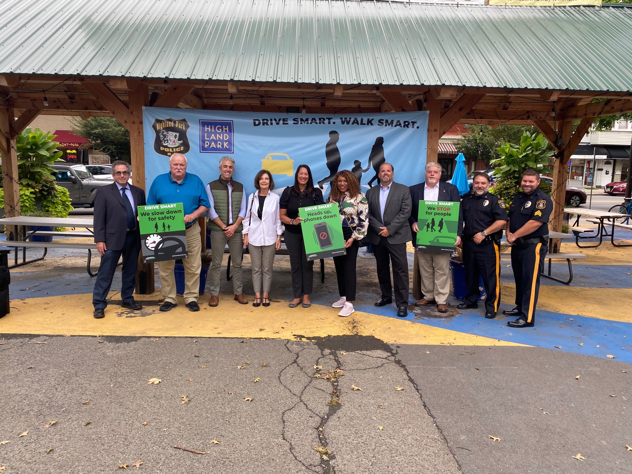Highland Park Kicks Off Pedestrian Safety Campaign